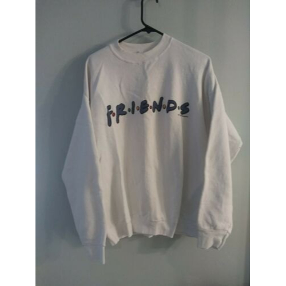 RARE Vintage 1995 FRIENDS PROMO SWEATSHIRT Warner Bros VTG TV Show Merch SZ XL